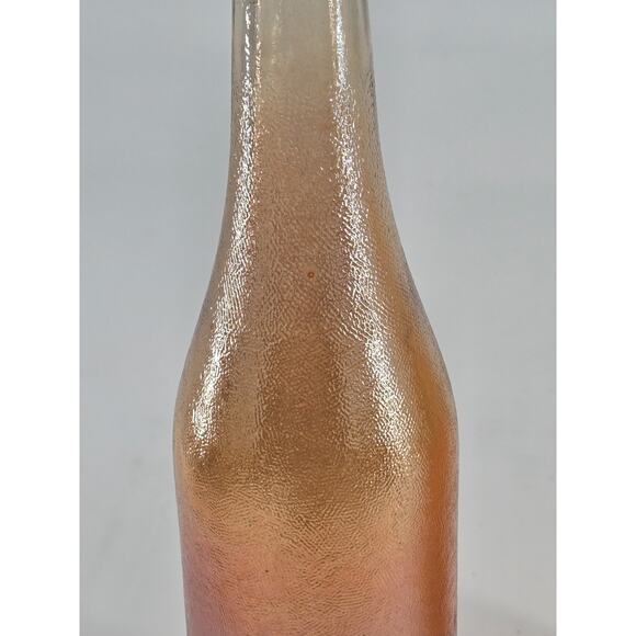2 Vintage 1930s Marigold Carnival Glass Canada Dry Iridescent Bottles - Picture 11 of 14